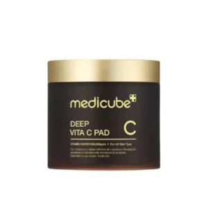 medicube deep vita c pad – brightening & exfoliating vitamin c toner pads (70 pads)