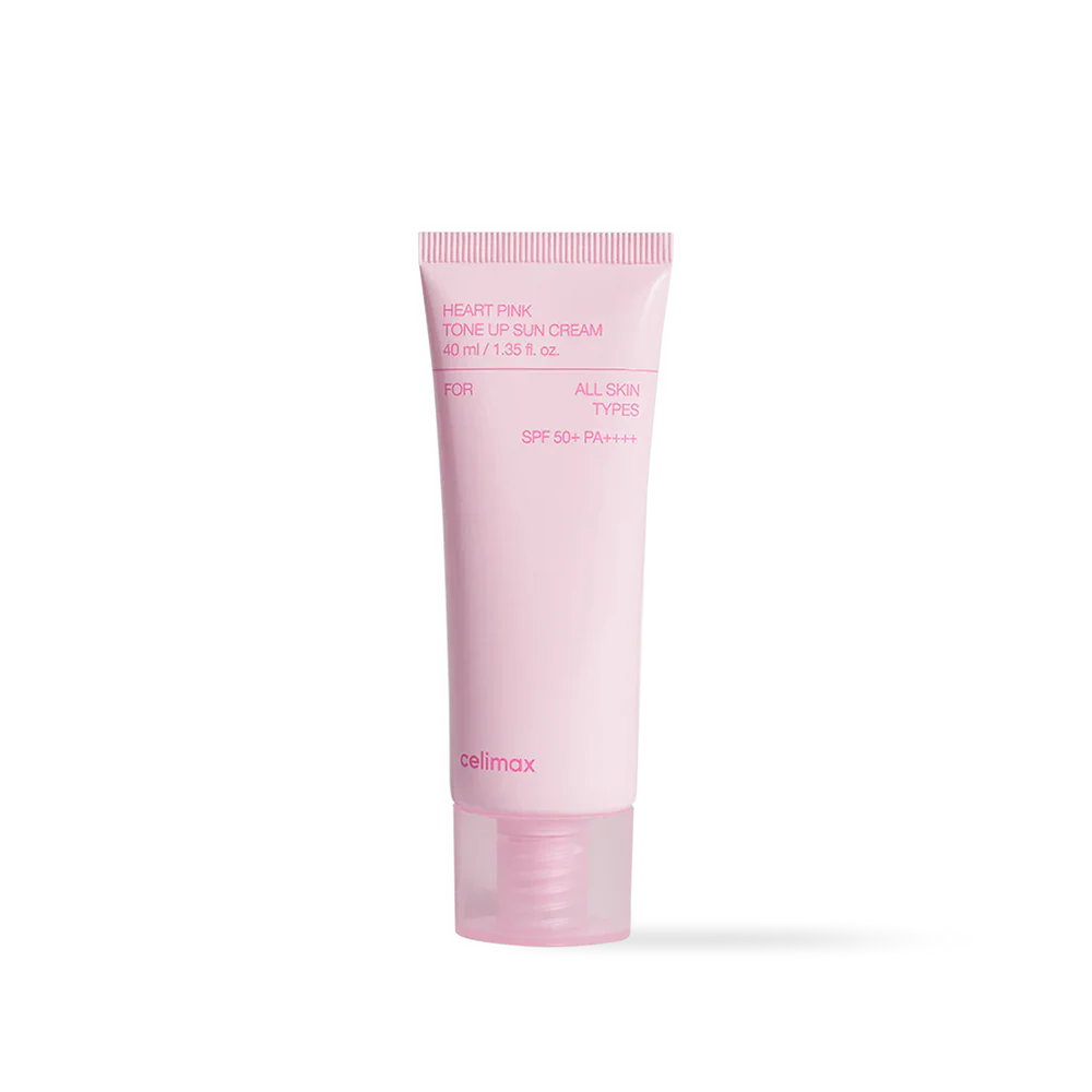 celimax heart pink tone up sun cream spf50+ pa++++ | brightening sunscreen for all skin types celimax heart pink tone up sun cream spf50+ pa++++ | brightening sunscreen for all skin types